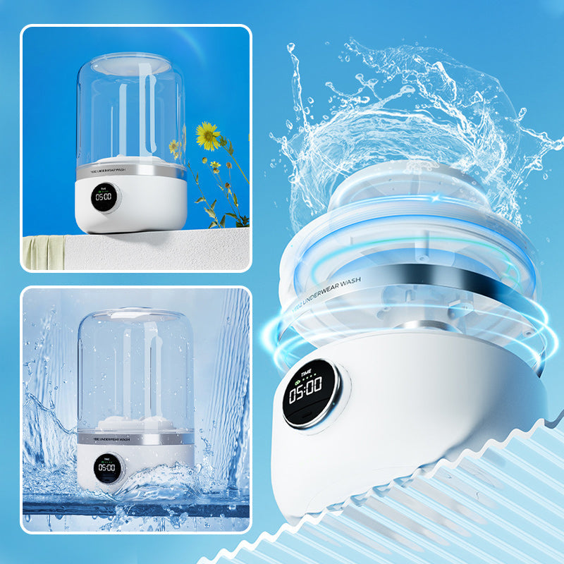 ⏳Time-limited Special⏰Portable Rechargeable Mini Washing Machine for Underwear!🩲