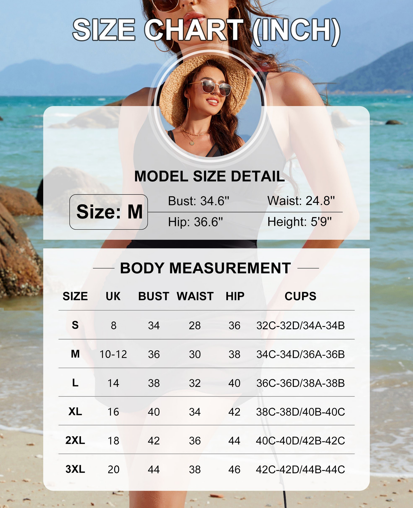 🏝️👙Slimming Mesh Sheer Sarong Wraps Tummy Control Swimsuit - Light and Graceful, Show Off Your Perfect Curves!