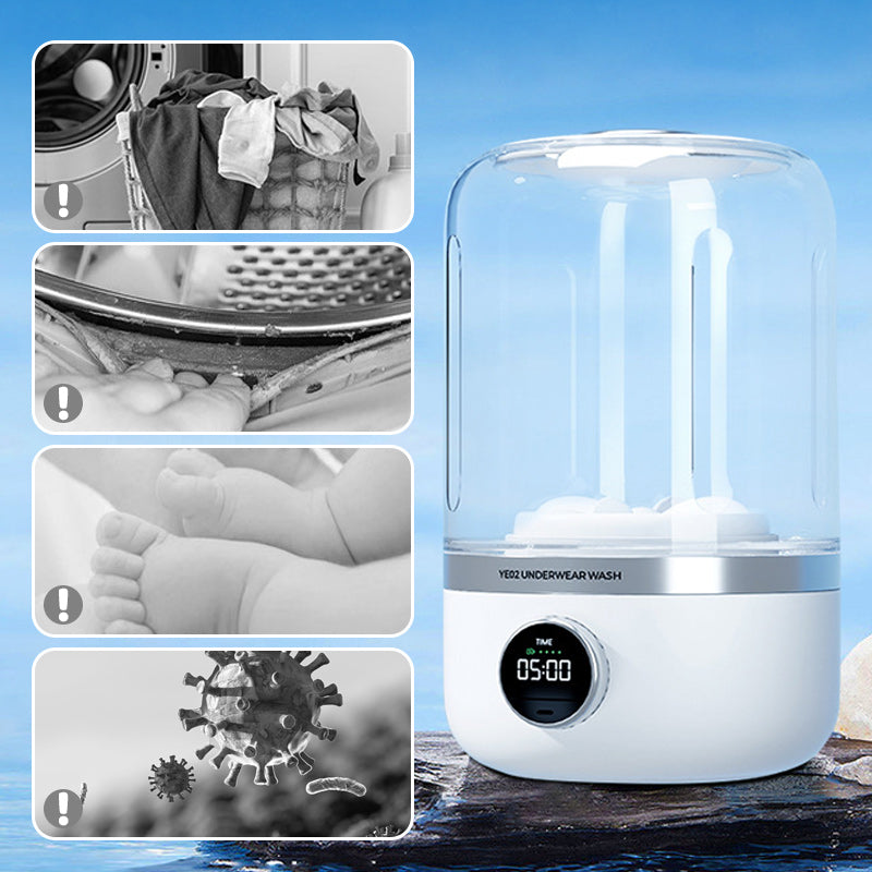 ⏳Time-limited Special⏰Portable Rechargeable Mini Washing Machine for Underwear!🩲