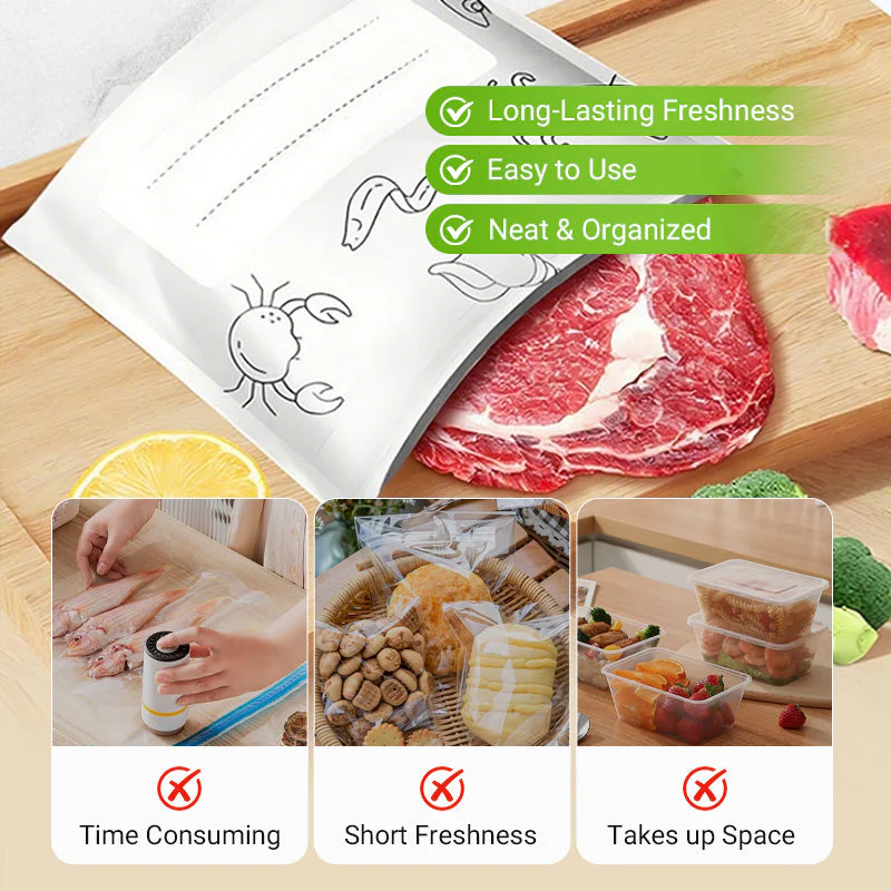 🍃Reusable Aluminum Foil Sealable Storage Bags