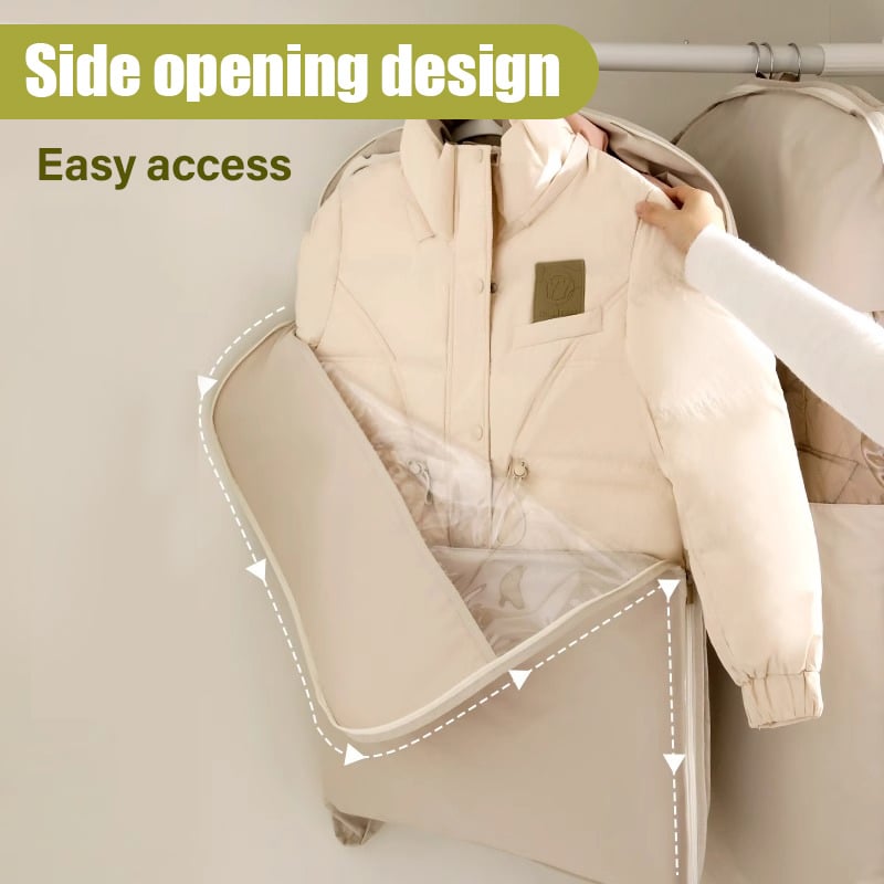 ❤️🔥2025 Space Saving Hanging Garment Bag with Self Compression Zipper