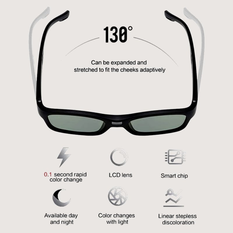 š¶ļøSmart Photochromic Polarized Sunglasses