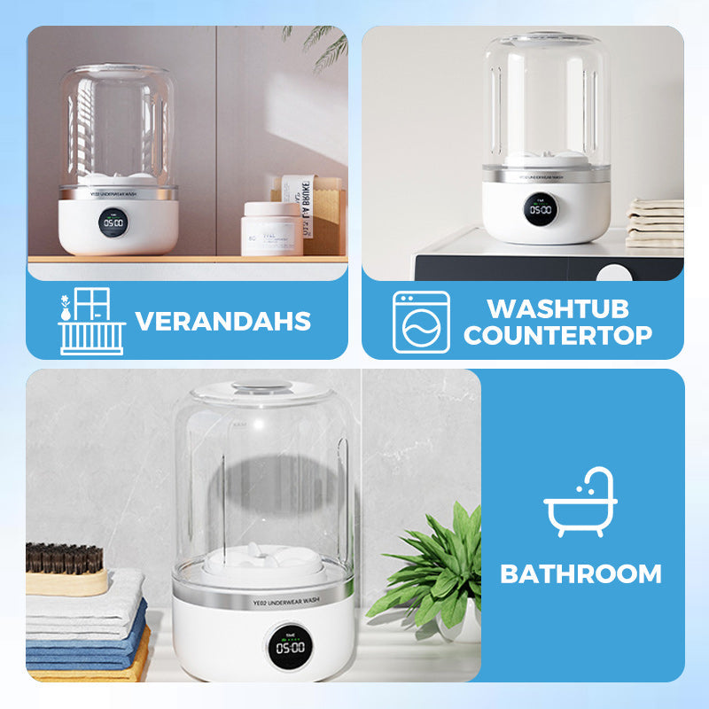 ⏳Time-limited Special⏰Portable Rechargeable Mini Washing Machine for Underwear!🩲