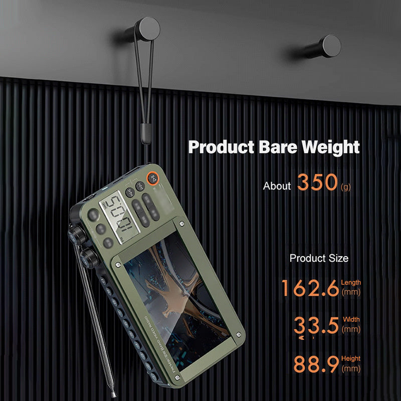 High-end Video Plug-in Bluetooth Pocket Full Band Video Radio