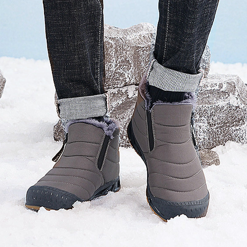 Winter Warm Faux Fur Lined Waterproof Outdoor Snow Boots💥