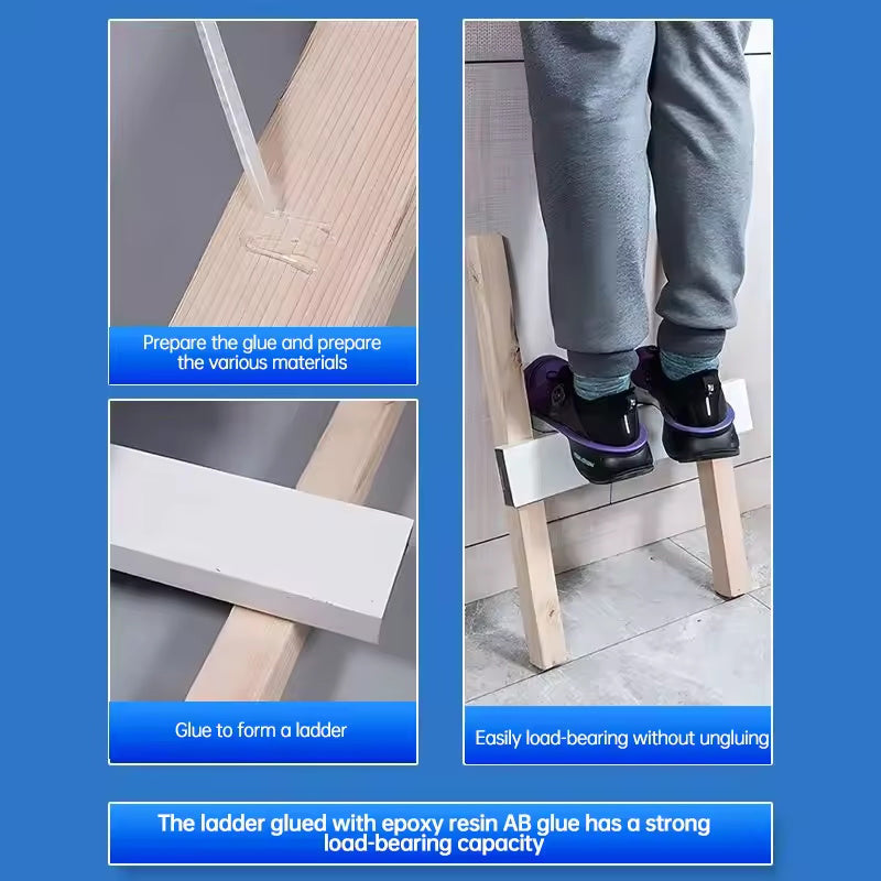 Aesthetics and Environmental Friendliness - Clear Epoxy Resin AB Glue