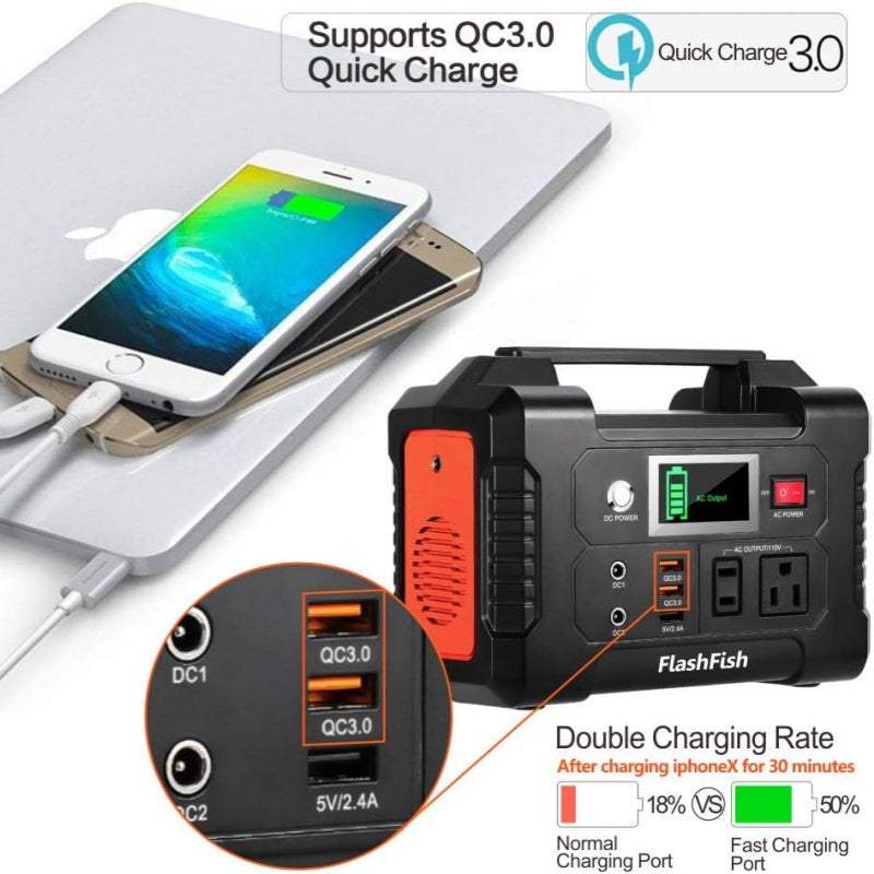 ⚡200W Portable Power Station with Display