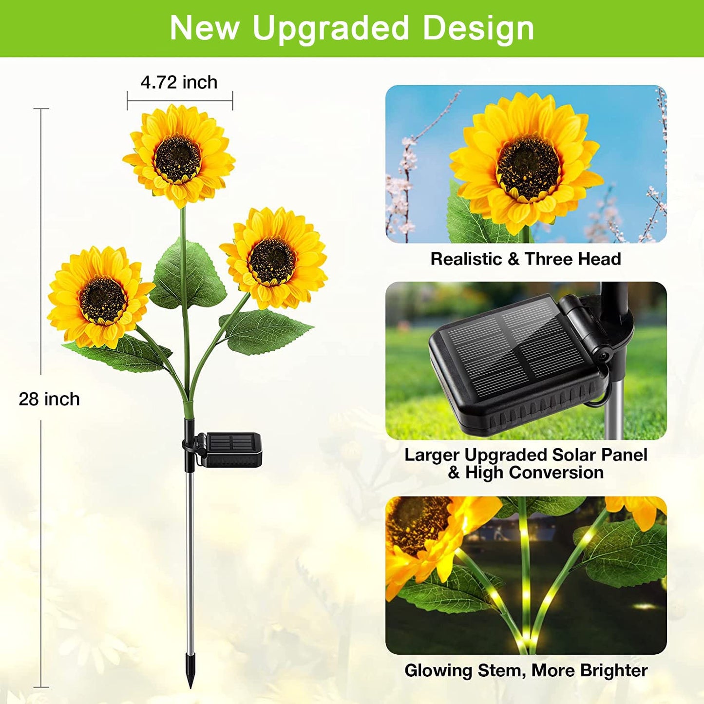Sunflower Solar Garden Stake Led Lights🌻