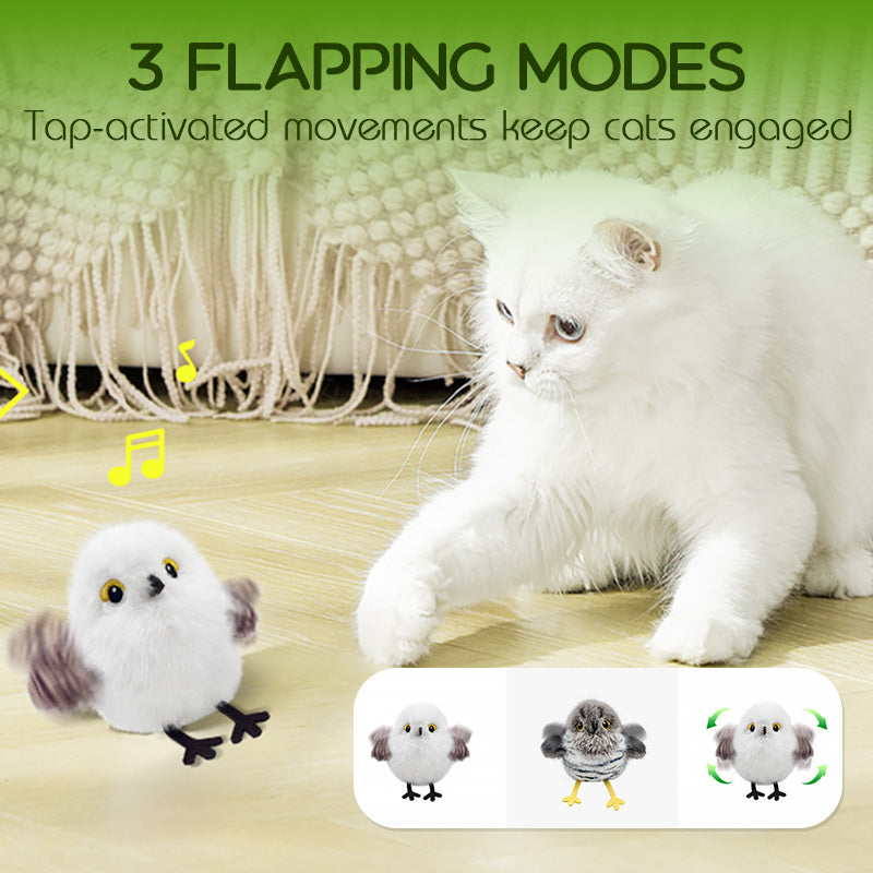 šš±Lifelike Bird-Shaped Interactive Cat Toy
