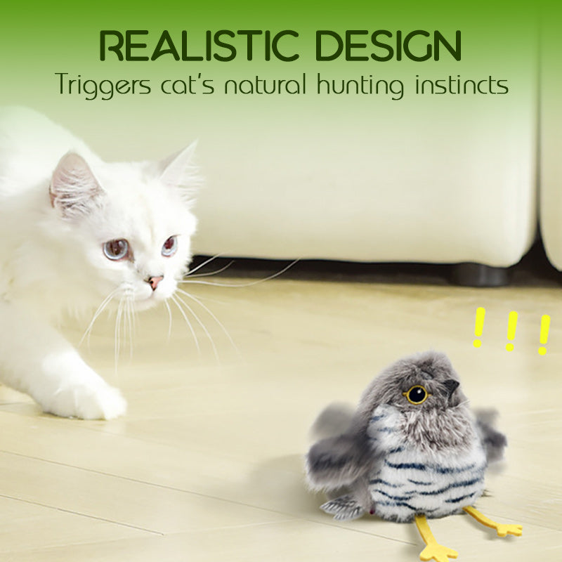 šš±Lifelike Bird-Shaped Interactive Cat Toy
