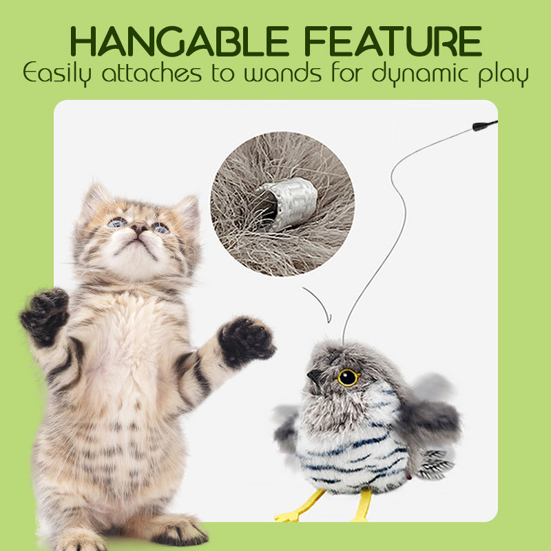 šš±Lifelike Bird-Shaped Interactive Cat Toy