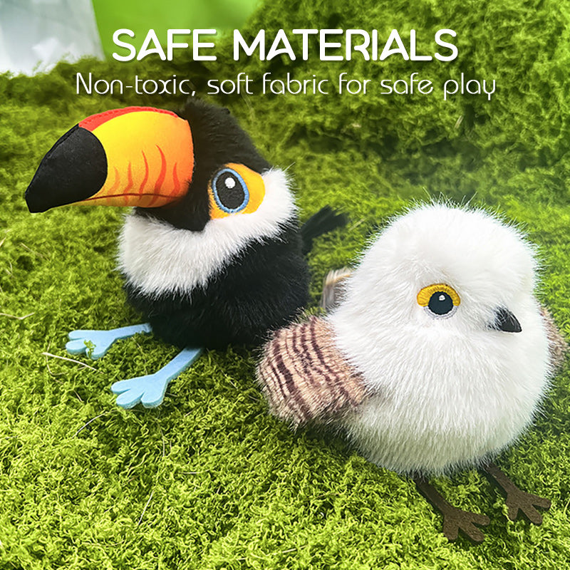 šš±Lifelike Bird-Shaped Interactive Cat Toy
