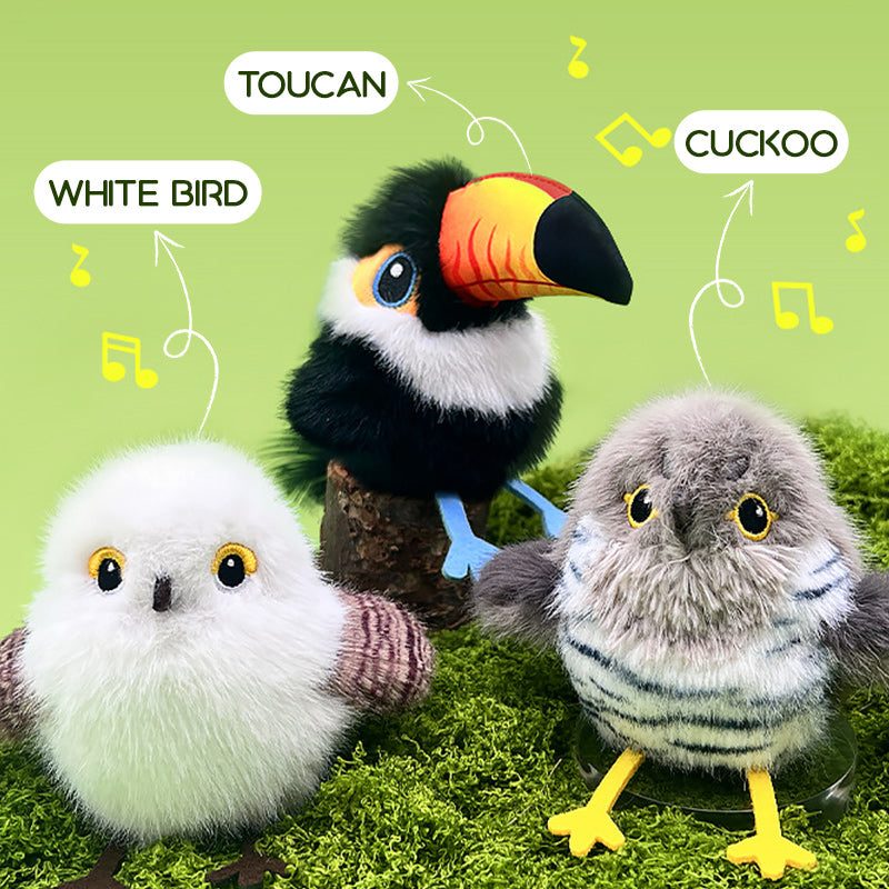 šš±Lifelike Bird-Shaped Interactive Cat Toy