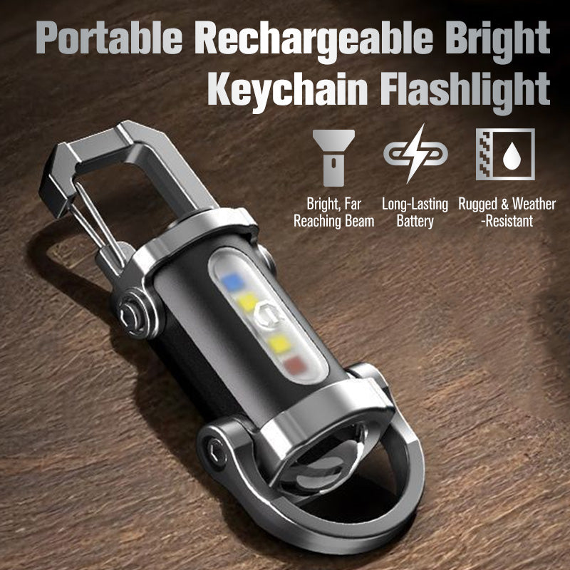 š„Buy 1 gte 1 freeš„Portable Rechargeable Bright Keychain Flashlight