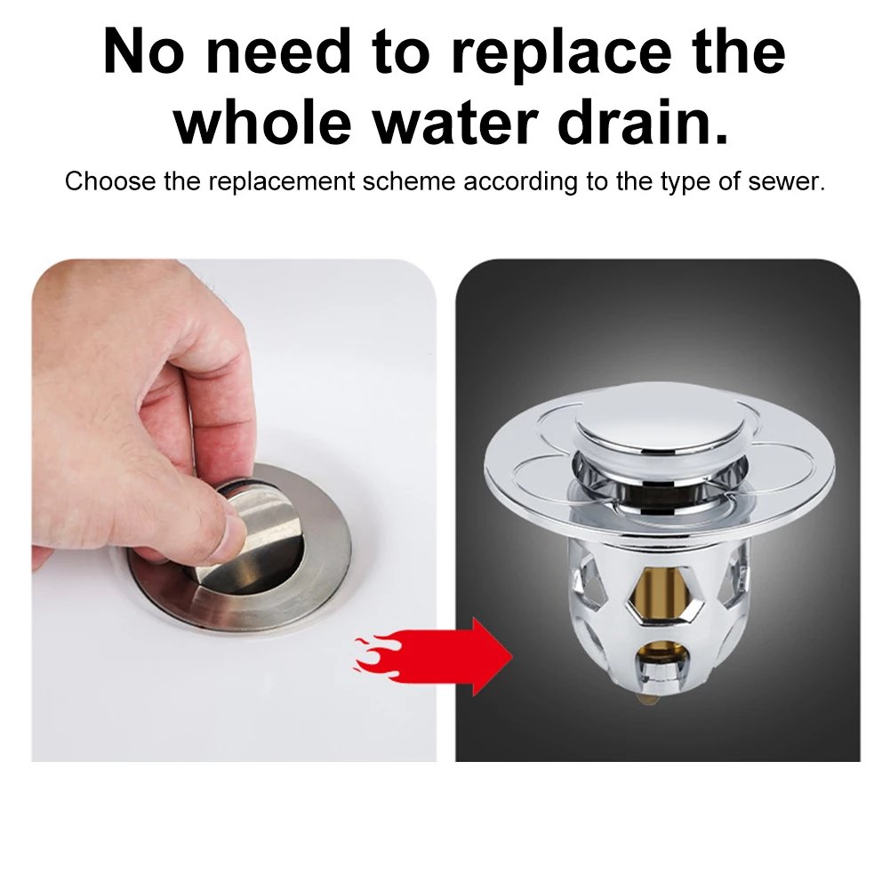 šNew Year Sale-Universal Washbasin Water Head Leak-proof Plug