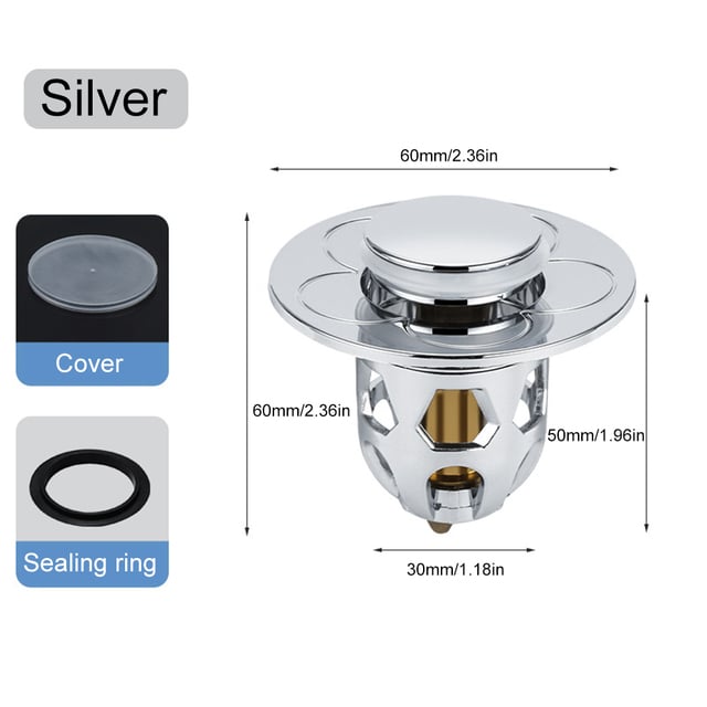 šNew Year Sale-Universal Washbasin Water Head Leak-proof Plug