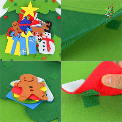 🎄🎅DIY Christmas Tree with Detachable Ornaments