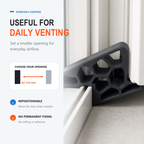 🎁🚪✨ Less Slamming--Secure Track Door Stop