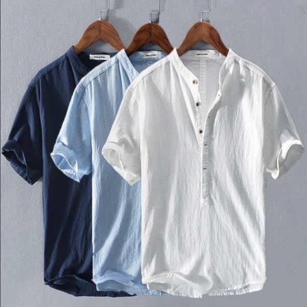 🔥HOT SALE - Men's New Linen Casual Short Sleeve Shirt