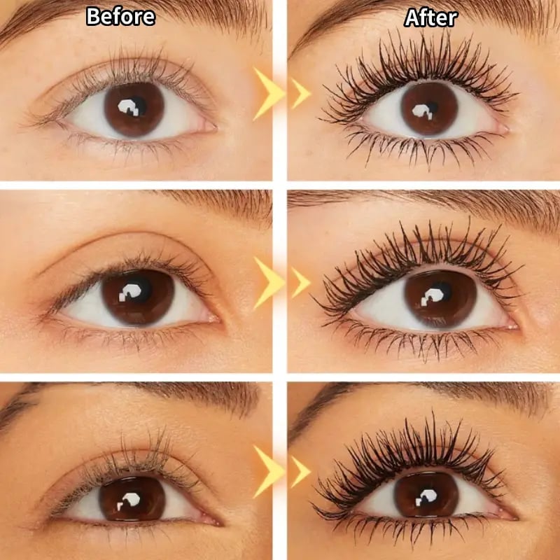 👁️✨ All-Day Beautiful Lashes, Smudge-Proof! Waterproof Fiber Mascara for Natural Volume. 💖💃