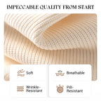 Women's Fall Casual Long Sleeve Button Down Open Front Cable Knit Cardigan Sweater Coat