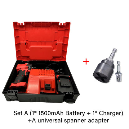 Powerful Electric Wrench with Long-Lasting Battery