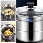 Multipurpose Stainless Steel Saucepan-🎁