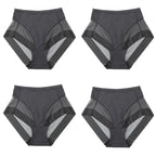 Pay 1 Get 4(4packs) High Waist Ice Silk Seamless Shaping Briefs--Last Day 49% OFF