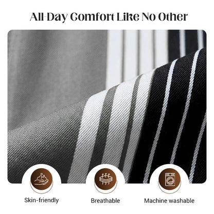 👔 Men's Striped Shirt & Pants 2-Piece Set✨ Effortless Style✨
