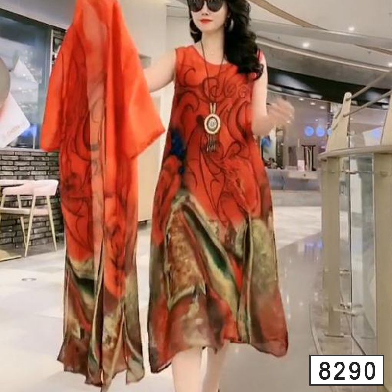 🔥Hot sale 40% off Women’s Print Dress 2-piece Set