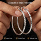 🎉BUY 1 GET 1 FREE🎁Diamond-Cut Hoop Earrings for Women
