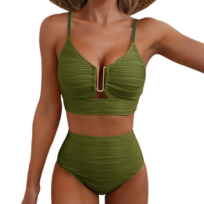 Women's Push Up High Waist Bikini