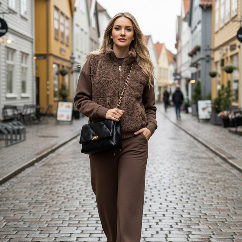 Your New Go-To Winter Outfit – 3-Piece Warm Knit Lounge Set That Keeps You Cozy, Chic & Confident All Day ❄️