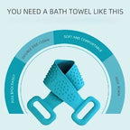 🧼Silicone Back Scrubber for Bath, Double-Sided Body Exfoliating Bath Brush with Soft Silicone Bristles