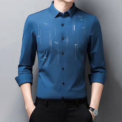 🔥BUY 2 Free shipping🔥Men's Wrinkle-Free Long Sleeve Shirt