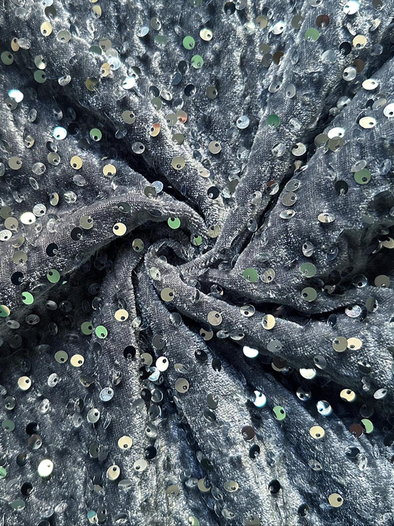 👖✨Women's Sequin Sparkle Wide Leg Pants with Elastic Waistband✨