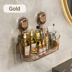 🔥Suction Cup Storage Rack with Drain Hole
