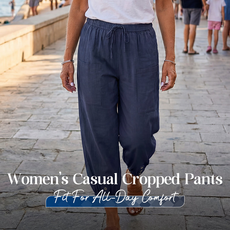💎 2026 New Women's Summer Cotton Linen Wide-Leg Pants – Breathable, Wrinkle-Free & Relaxed Fit 🍃