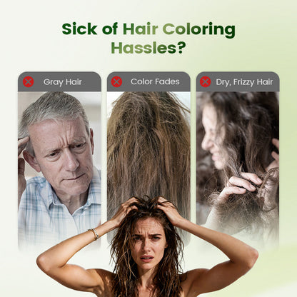 Gentle Plant-Based Quick-Use Hair Dye