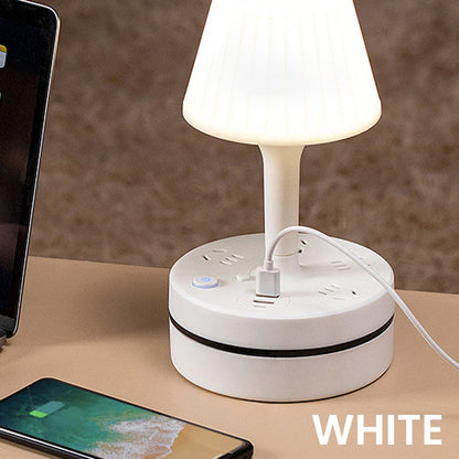 Bedside Lamps With AC Outlets & USB Ports