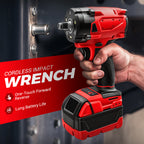 Powerful Electric Wrench with Long-Lasting Battery