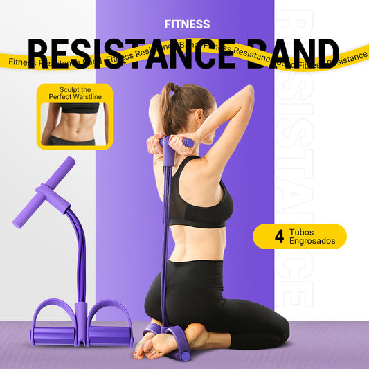 ✨2025 Hot Sale🔥32 Fitness Resistance Bands-4 Tube Pedal Ankle Puller