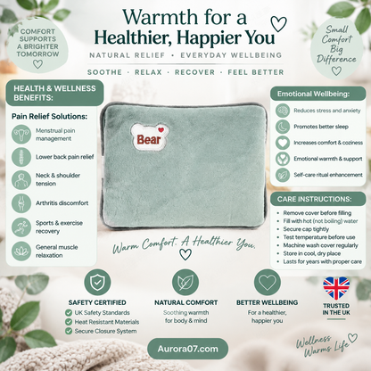 🔥🥳 Plush Rechargeable Heat Pack – Soft Winter Hand & Body Warmer
