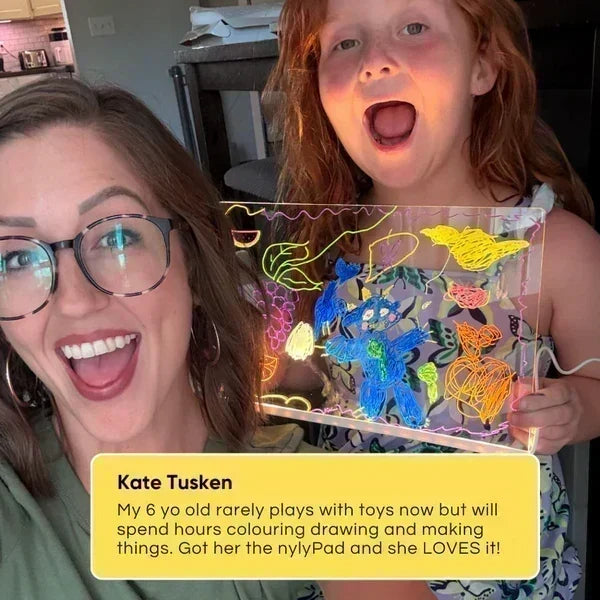 💞 Kids Luminous LED Acrylic Drawing Board
