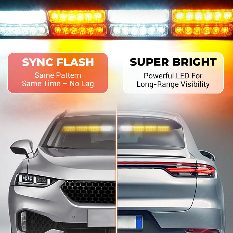 Windshield Suction Cup Strobe Warning Light for Vehicles🚗