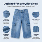 ⏳Time-Limited Special⏰Women's Casual Stretchy Cropped Denim Pants