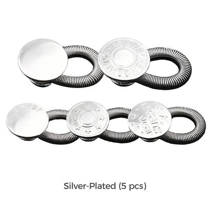 👖👖Spring-Loaded Metal Waist Extender Button for Jeans