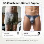 Men's Low-Rise Contoured Pouch Sexy Briefs