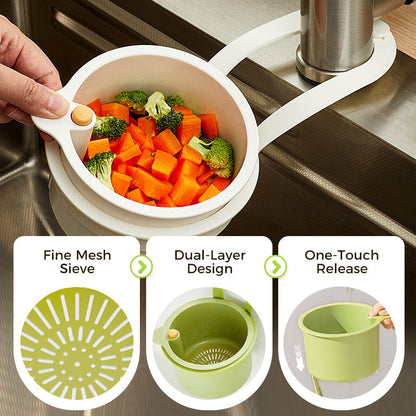 🎉 Buy 3 Get 2 FREE 🎉Multifunctional Drainage Basket – Must-Have Kitchen Helper!