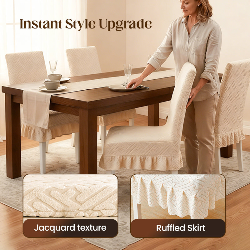💥🪑Dining Chair Slipcover Set✨Instant holiday upgrade! Refresh your dining space🎄
